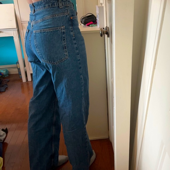 Dark Wash Wide leg H&M Jeans Size 4 - Picture 4 of 4